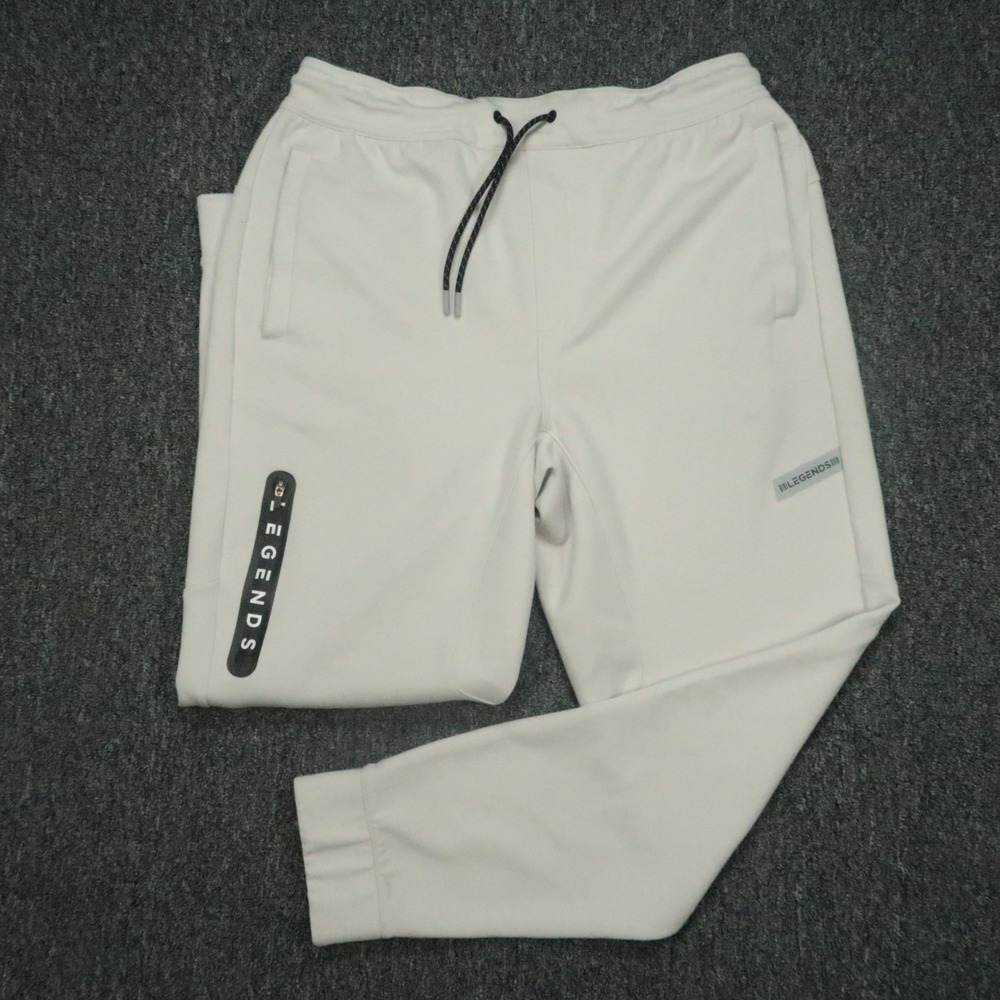 LEGENDS Pants Men Large Off White‎ Hawthorne Tech Jogger Performance Zip Pocket